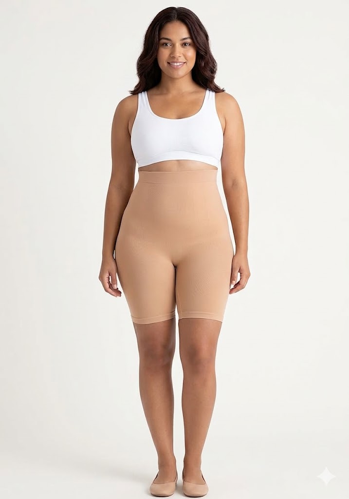 High-Waisted Tummy Control Shorts & Thigh Slimmer