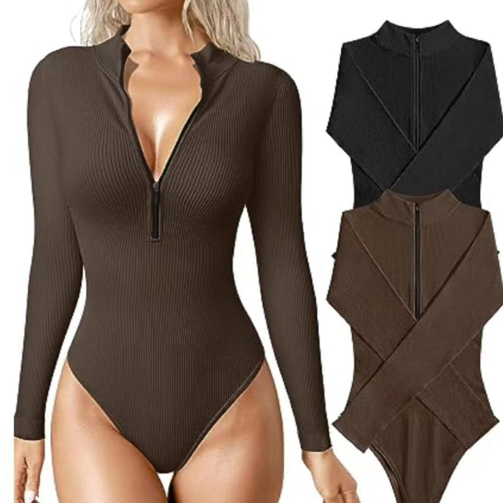 Seamless Slimming Zipper Jumpsuit Shapewear