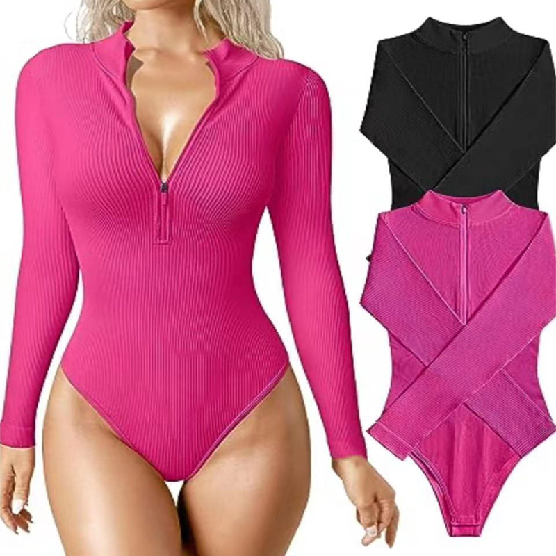 Seamless Slimming Zipper Jumpsuit Shapewear