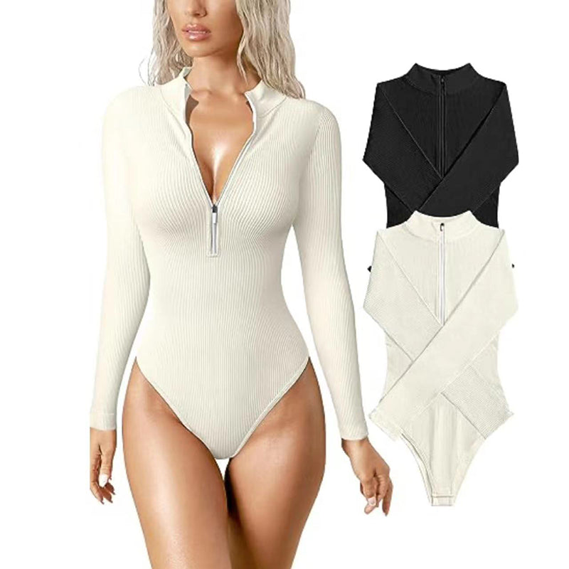Seamless Slimming Zipper Jumpsuit Shapewear