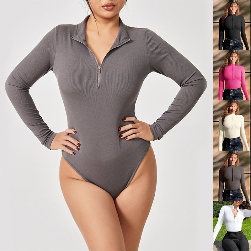 Seamless Slimming Zipper Jumpsuit Shapewear